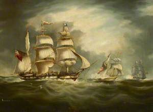 Capture of the 'Gypsy', 30 April 1812