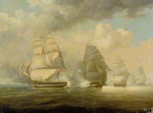 Escape of HMS ‘Belvidera’, 23 June 1812
