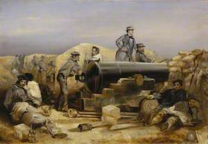The 'Diamond' Battery at the Siege of Sebastopol, 15 December 1854