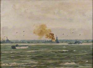 Off 'Mike' Beach from the King's Ship D10, 16 June 1944