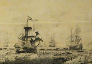 Dutch Whaling Fleet in the Ice