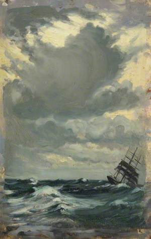 A Barque in a Heavy Sea