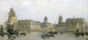 Greenwich Hospital from the Thames