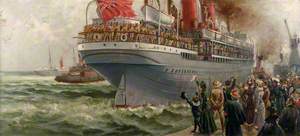 The 'Kinfauns Castle' as a Troopship