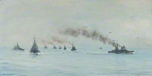 The Surrendered Italian Fleet with HMS 'King George V' and 'Howe', 1943