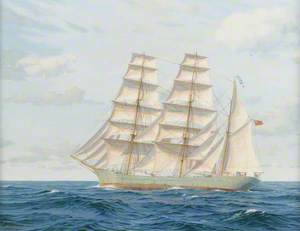 The Three-Masted Iron Barque 'Edinburgh'