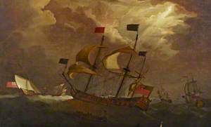 The Wreck of HMS 'Gloucester' off Yarmouth, 6 May 1682
