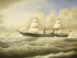 The Steamship 'Persia' in a Breeze