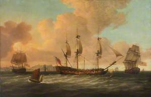 The East Indiaman 'Pitt' and Other Vessels