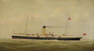 The Paddle Steamer 'Plymouth Belle'