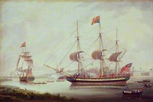 Visit of George IV to Greenwich, August 1822
