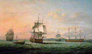 The East Indiaman 'York' and Other Vessels