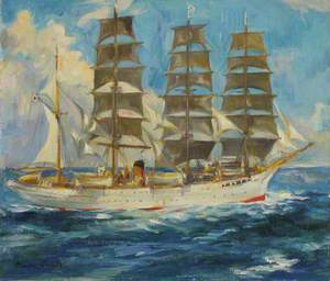 The Sail Training Barque 'Nippon Maru'