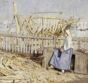 The Boat Builder's Yard, Cancale, Brittany