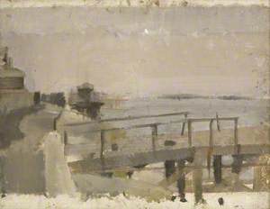 Study for 'A Jetty at Greenwich'