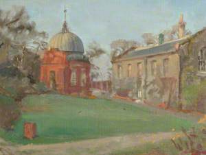 View of the Altazimuth Building and Library at the Royal Observatory, Greenwich