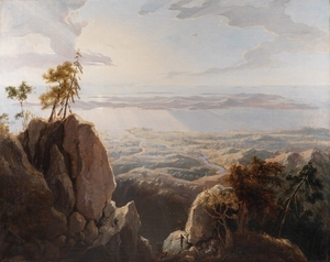 View of Cape Townshend Taken from Mount Westall, March 1802