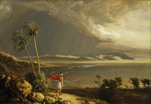 View of Malay Road from Pobassoo's Island, February 1803