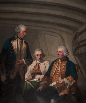 Vice-Admiral Sir Samuel Cornish, Captain Richard Kempenfelt and Thomas Parry