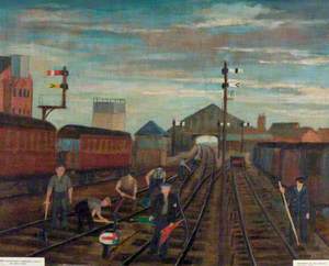 The Platelayers, Mansfield, London, Midland and Scottish Railway