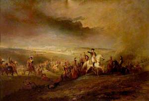 Napoleon Leaving the Field of Waterloo, 18 June 1815