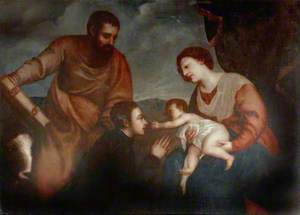 Madonna and Child with St Mark