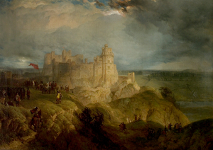 Nottingham Castle (Charles I Raising His Standard, 24 August 1642)