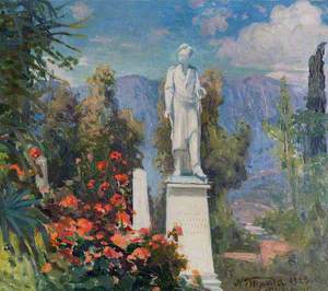 Byron's Monument at Missolonghi, Greece