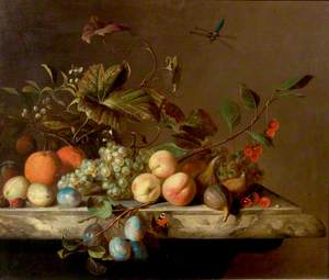 Fruit Piece with Dragonfly