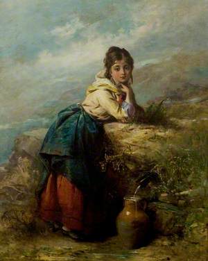 A Mountain Lassie (Girl with a Water Pot)