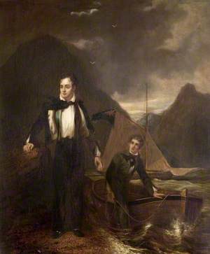 6th Lord Byron (1788–1824), and His Servant Robert Rushton (1793–1833)