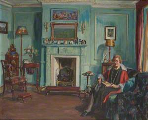 Portrait of a Lady in a Sitting Room