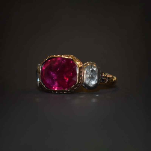 Queen Mary's Ruby and Diamond Coronation Ring