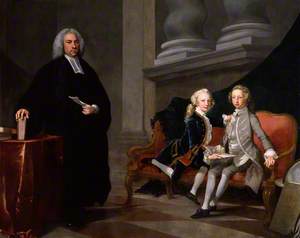 Francis Ayscough with the Prince of Wales, Later King George III, and Edward Augustus, Duke of York and Albany