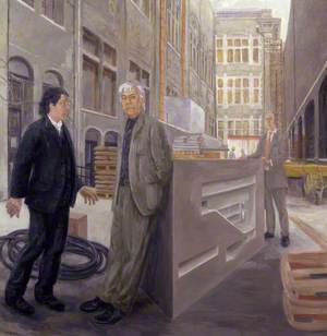 Architects of the Gallery Masterplan (Edward David Brynmor Jones; Jeremy Dixon; Charles Robert Saumarez Smith)