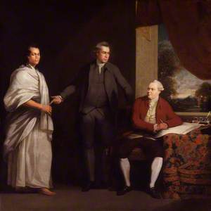 Omai (c.1753–c.1776/1777), Sir Joseph Banks (1743–1820), and Dr Daniel Solander (1736–1782)