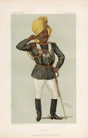Sir Pertab Singhji, Maharaja of Idar and Regent of Jodhpur ('Men of the Day. No. 385.' 'Jodhpore.')