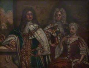 George I with George II and Queen Caroline