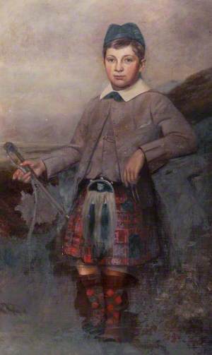 Young Boy in a Kilt