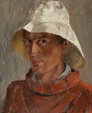 Portrait of a Man in a White Hat