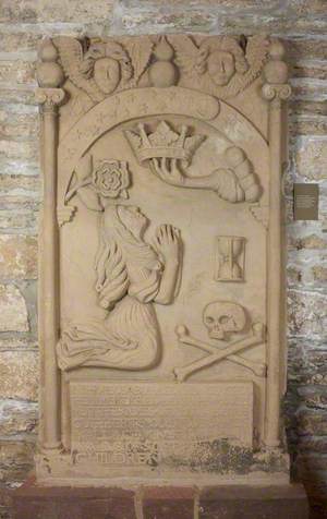 Decoratively Carved Gravestone – Elizabeth Cuthbert