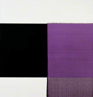 Exposed Painting, Deep Violet, Charcoal Black