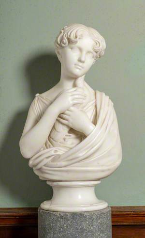 Bust of a Girl with Dove