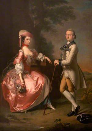 Sir John Pole (c.1733–1760), 5th Bt, and Elizabeth Mill (1737–1758), Lady Pole