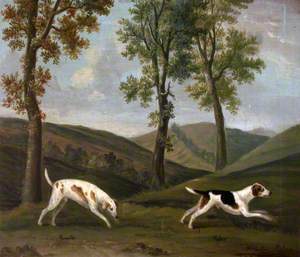 'Gamertes' (?) and 'Josser', a Pair of Hounds