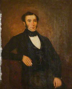 Seated Portrait of an Unknown Gentleman in Black