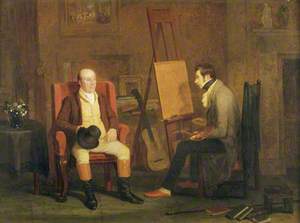 The Artist's Studio: Edward Villiers Rippingille (1798–1859), Painting a Portrait