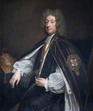 William Talbot (1659–1730), as Bishop of Salisbury and Chancellor of the Order of the Garter