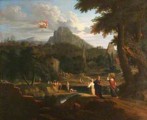 A Classical Landscape with Mercury Spying Herse and Aglauros