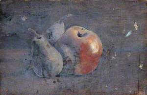 Still Life of an Apple and a Pear